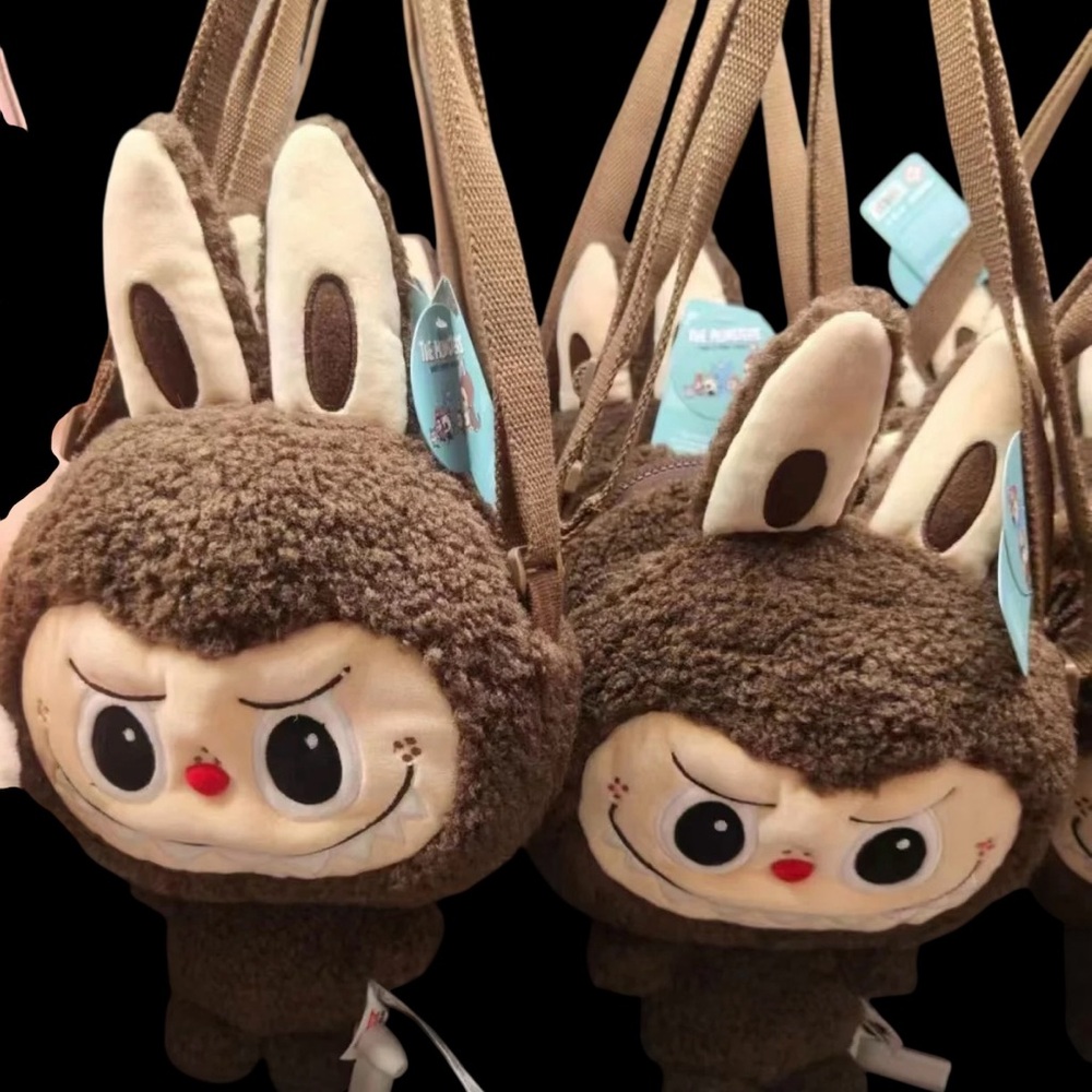 Popmart Popland Limited Edition Zimomo Big Head Plush Bag by Kasing Lung Labubu - Picture 8 of 12